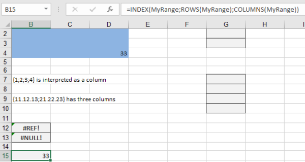 How to use the ROWS function in Excel - Creative Blog